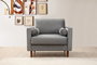 Atelier Del Sofa Rome - Sillón orejero Gris claro